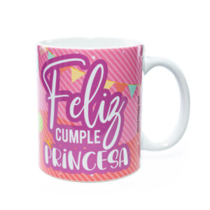Taza Feliz Cumple Princesa