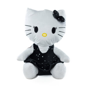 Peluche Kitty con Vestido de Estrellas