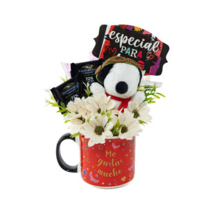 Taza Decorada Snoopy