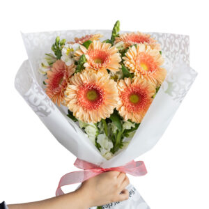 Ramo Gerbera Durazno